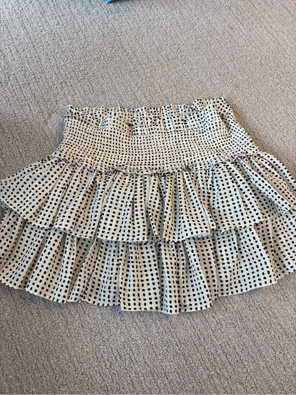 Girls Poka-Dot Ruffle Skirt